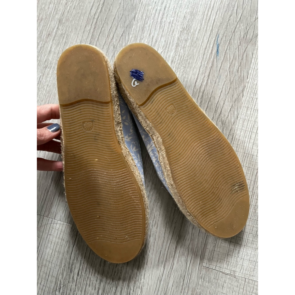 Soludos blue bonnet espadrille shoes size 8.5 - Picture 10 of 12